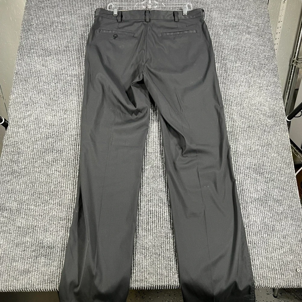 Nike Golf Pants Mens 34x34 Black‎ Chino Dri Fit Performance Outdoor Lightweight